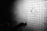 Drawing on the subway wall